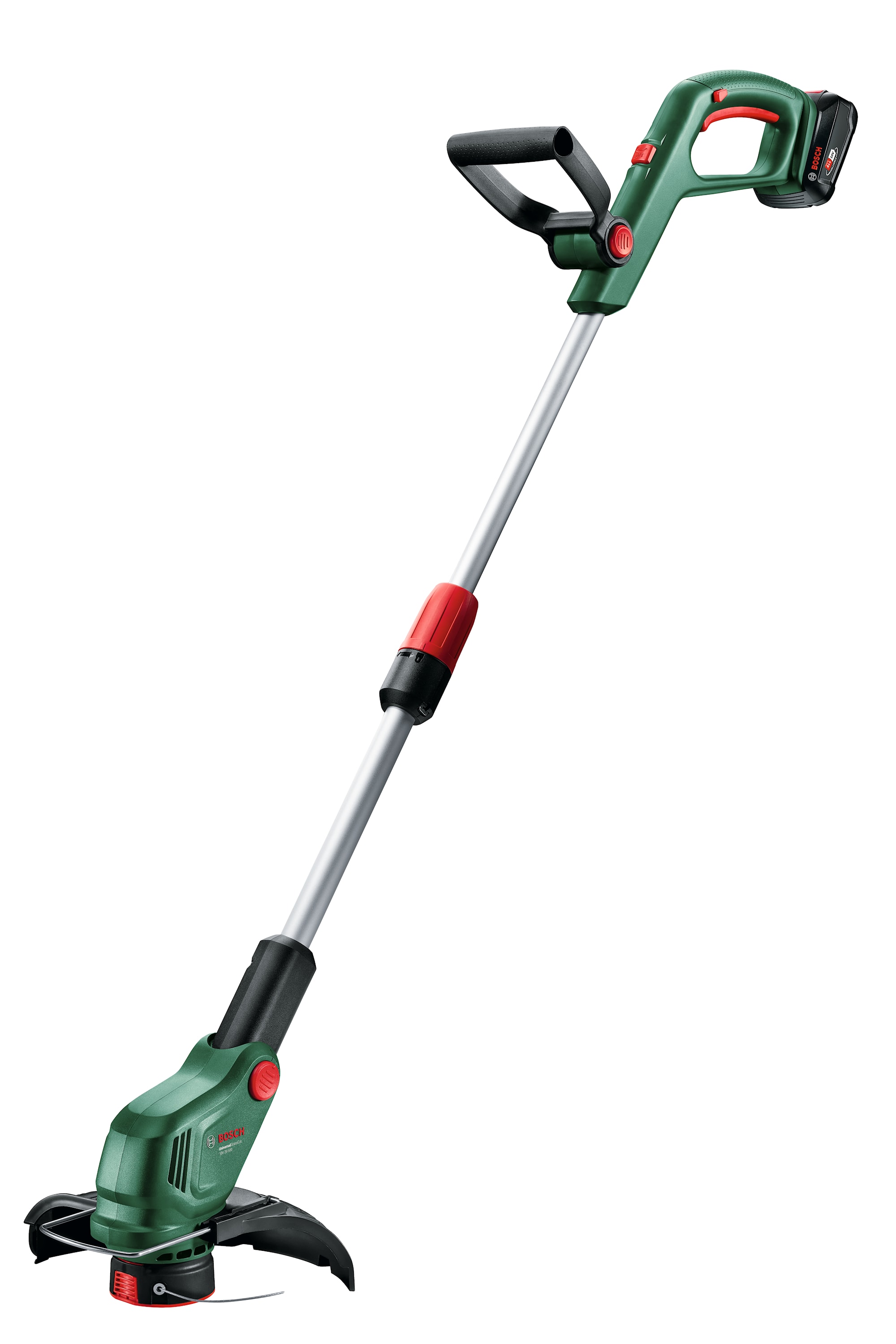 Bosch DIY Grästrimmer Univgrasscut 18V-26-500 med 1x2Ah batteri och laddare