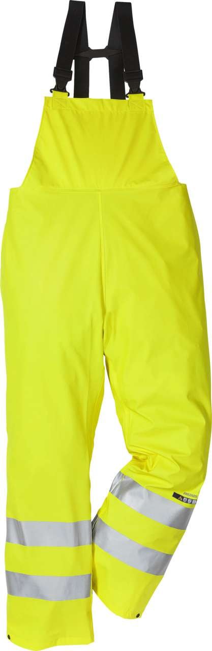 Fristads Flamme høy synlighet regnbukser cl 2 2047 RSHF Hi-Vis Gul 3XL