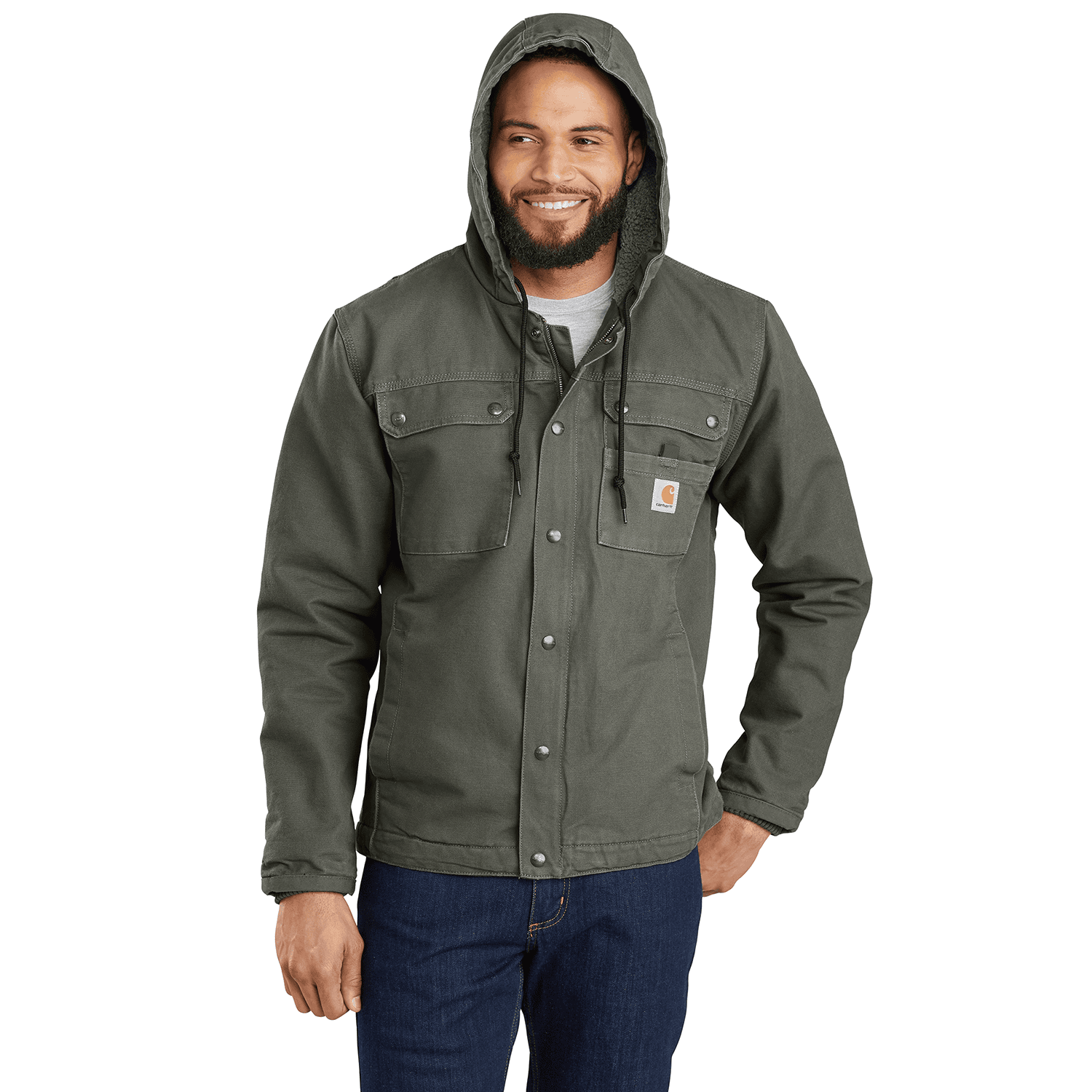 Carhartt Washed Duck Bartlett Jacka Herr Moss