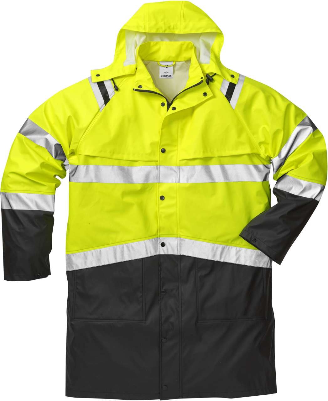 Fristads Regnrock 4634 RS, Klass 3 Varsel Gul/Svart 3XL