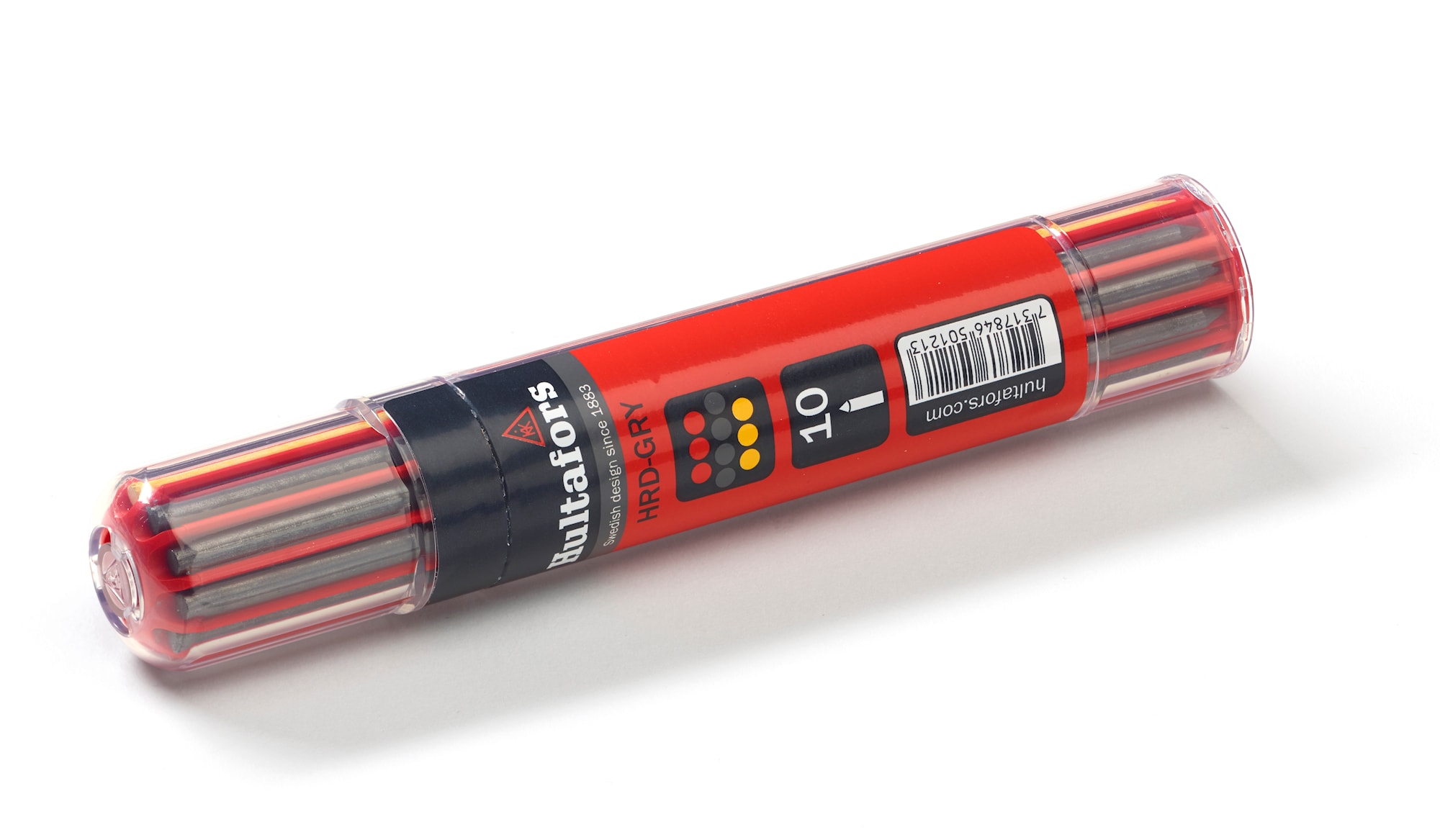 Hultafors Märkstift HRD-GRY grafit/röd/gul, refill