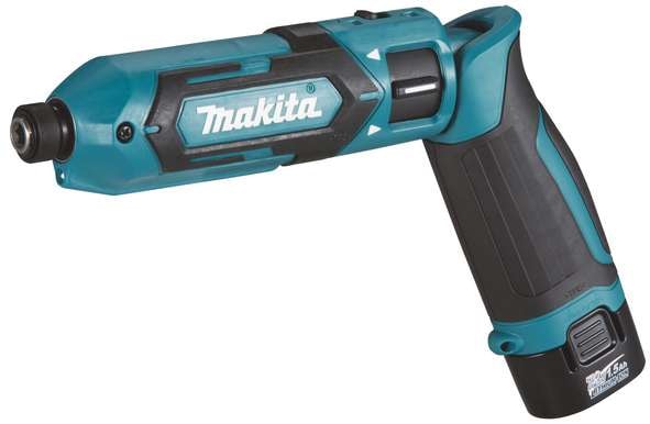 Makita Slagskrutrekker 7.2V, 1/4", 25 Nm, 0 – 2 450 min-¹