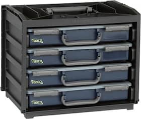 Raaco Sortimentlåda Handy Box Blå med 4 lådor 376x265x310mm