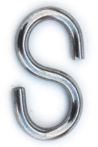 Bema S-krok, rostfri 6mm