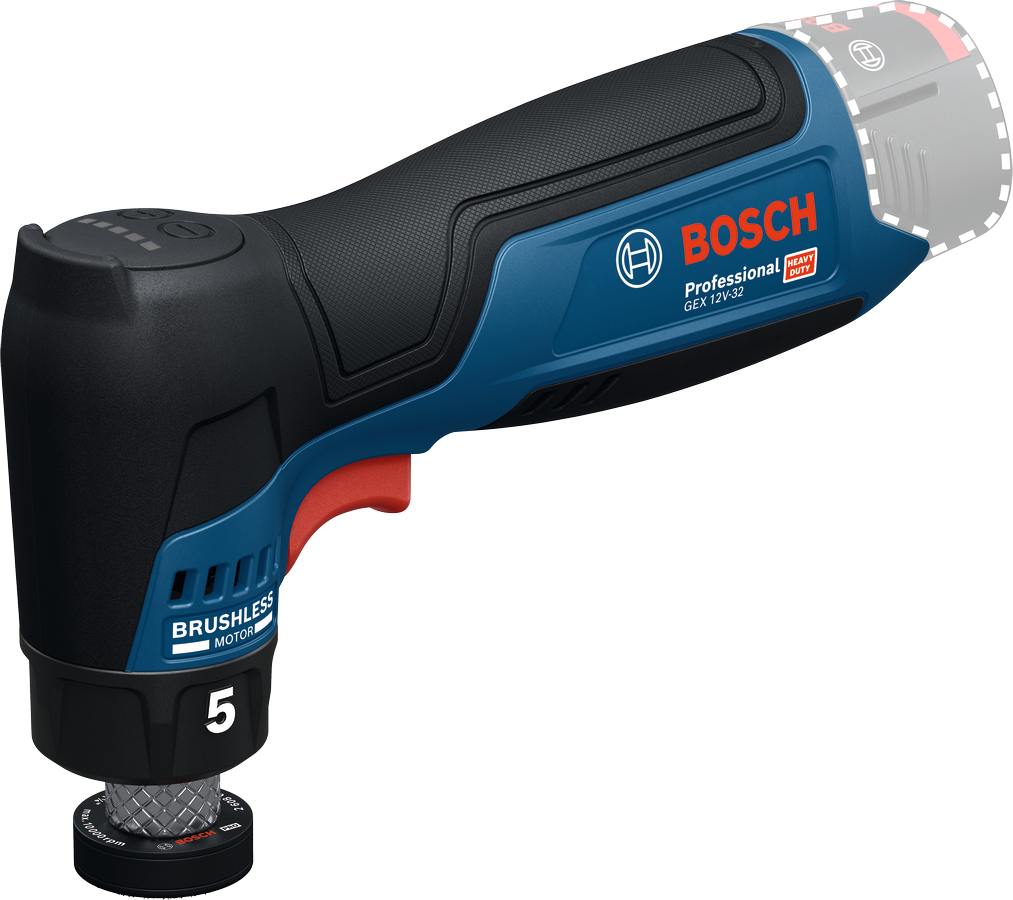Bosch Excenterslip GEX 12V-32 utan batteri & laddare