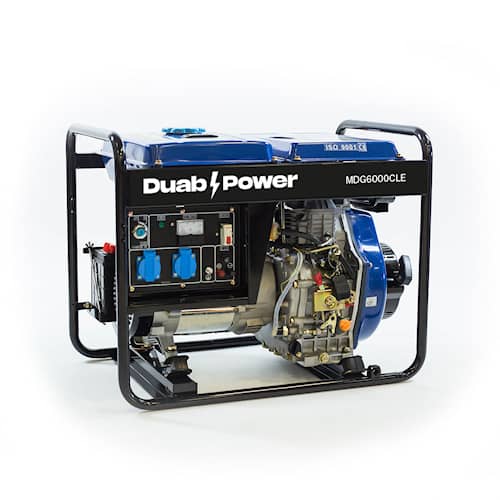 DUAB-POWER aggregat MDG6000CLE 1-fase diesel
