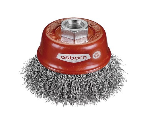Osborn Aksialbørste 60mm M14 0,30mm, bølget, stål