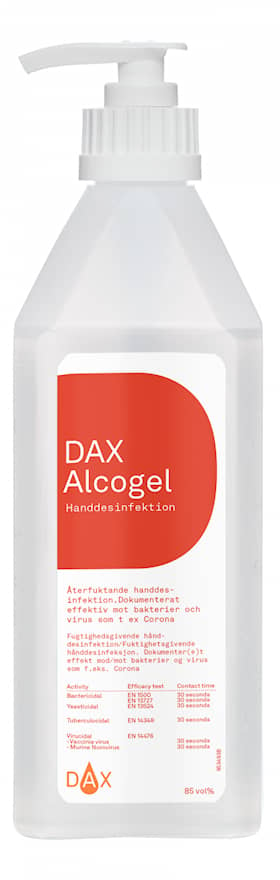 Hånddesinfeksjonsmiddel i gelform DAX Alcogel 600 ml