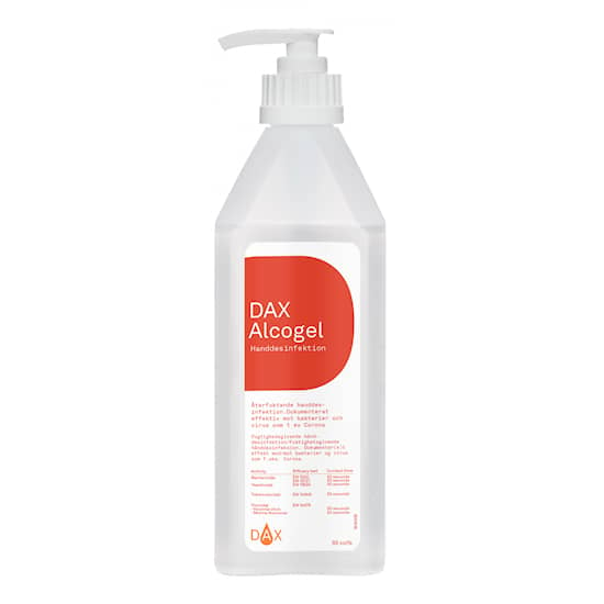 Hånddesinfeksjonsmiddel i gelform DAX Alcogel 600 ml