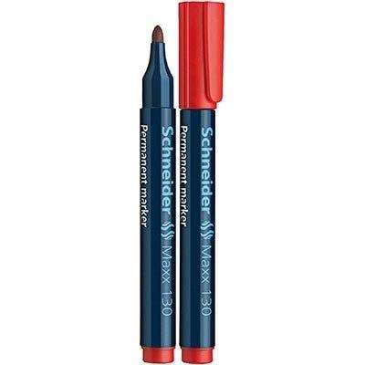Schneider Markørpenn Maxx 130 Permanent Marker - Rød