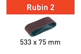 Festool Slipband Rubin 2 75x533mm P 10-pack