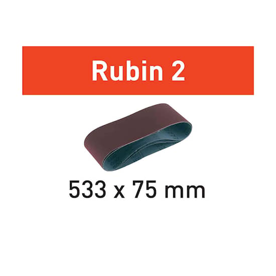 Festool Slipband Rubin 2 75x533mm P 10-pack