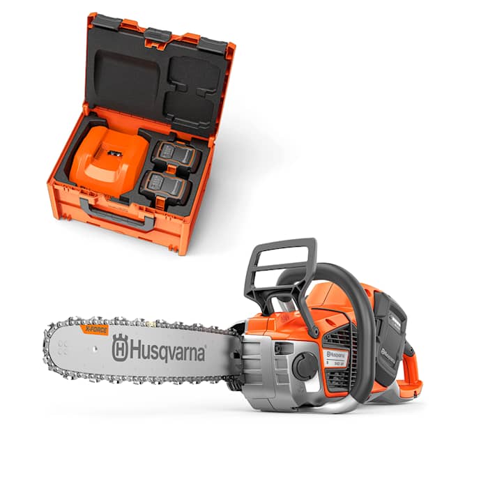 Husqvarna 542i XPG batterimotorsag pakke med batteriboks