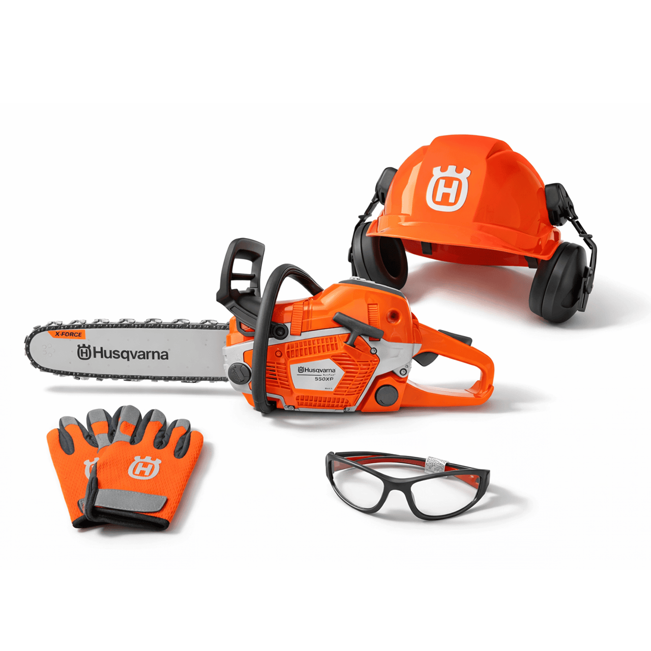 Husqvarna Leksak Motorsåg 550XP med skyddsutrustning