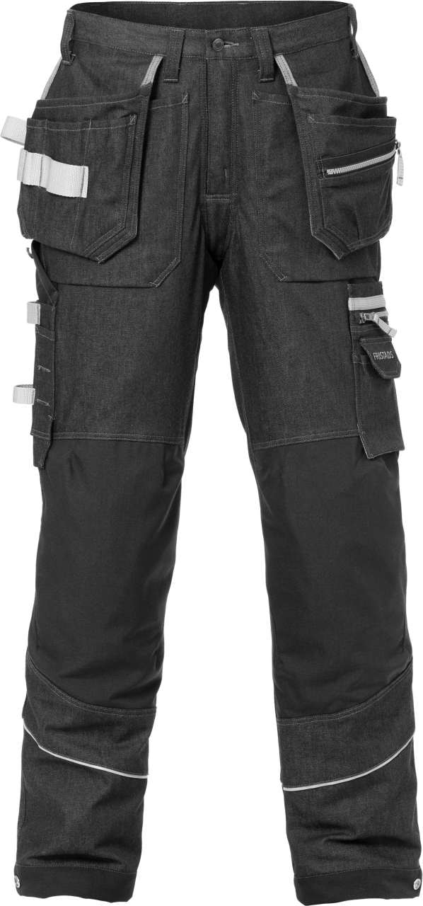 Fristads Håndverker denim stretchbukser 2131 DCS Svart C44