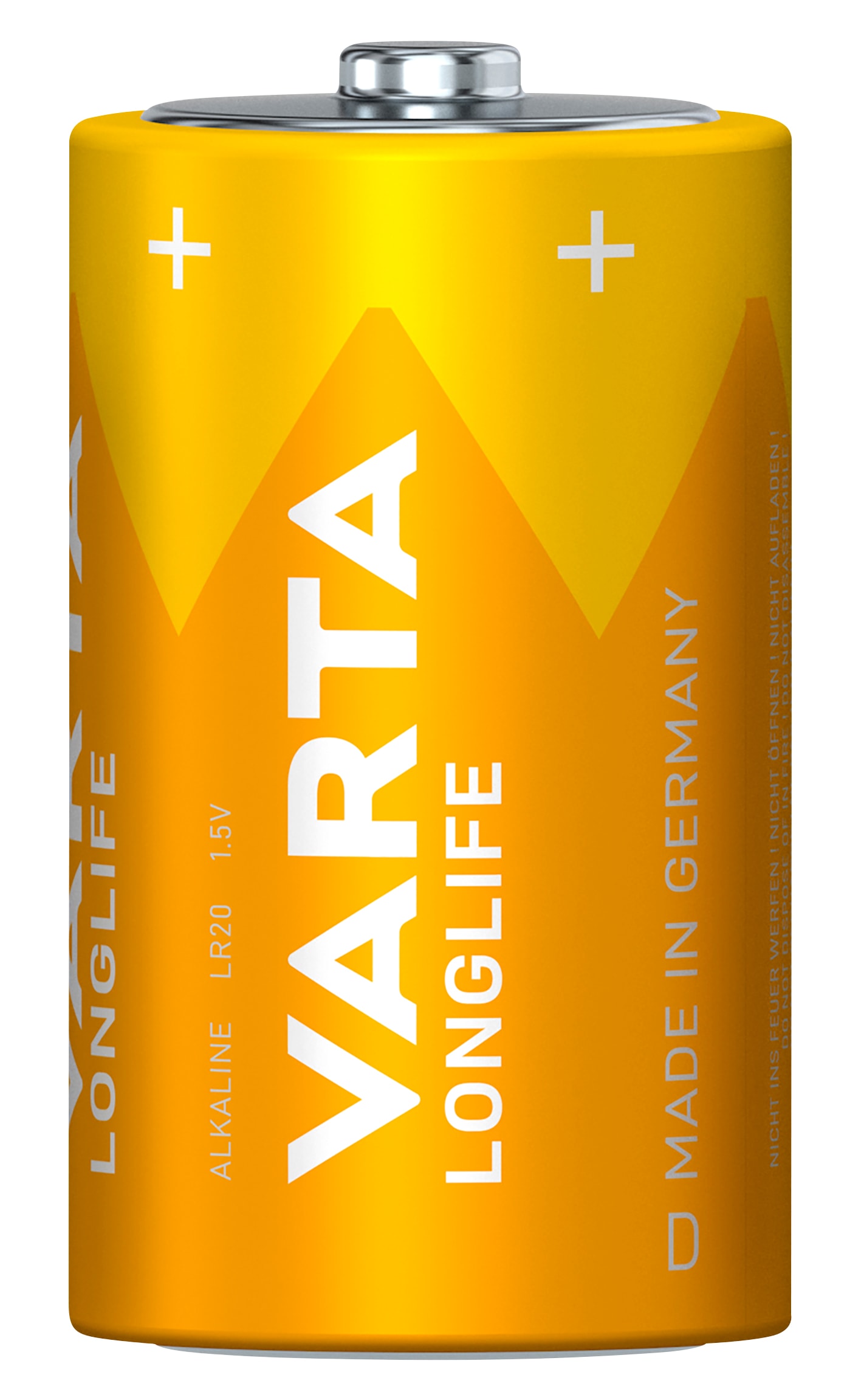 Varta Longlife batterier D – 2-pack