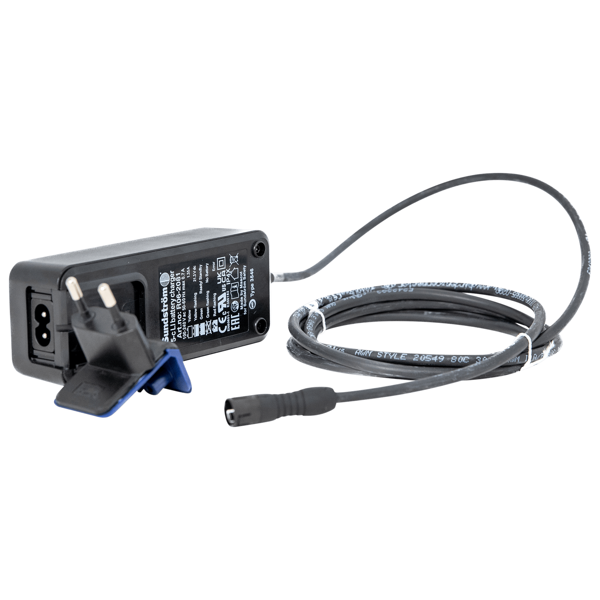 Sundström akkulaturi SR 500 EX -tuulettimelle