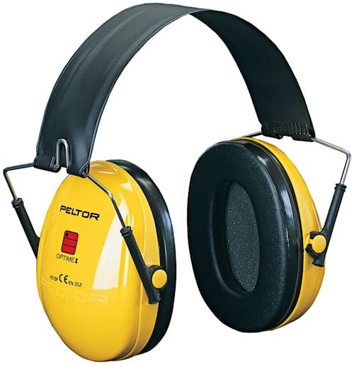 3M PELTOR Optime I høreværn, 28 dB, gul, foldbar, H510F-404-GU
