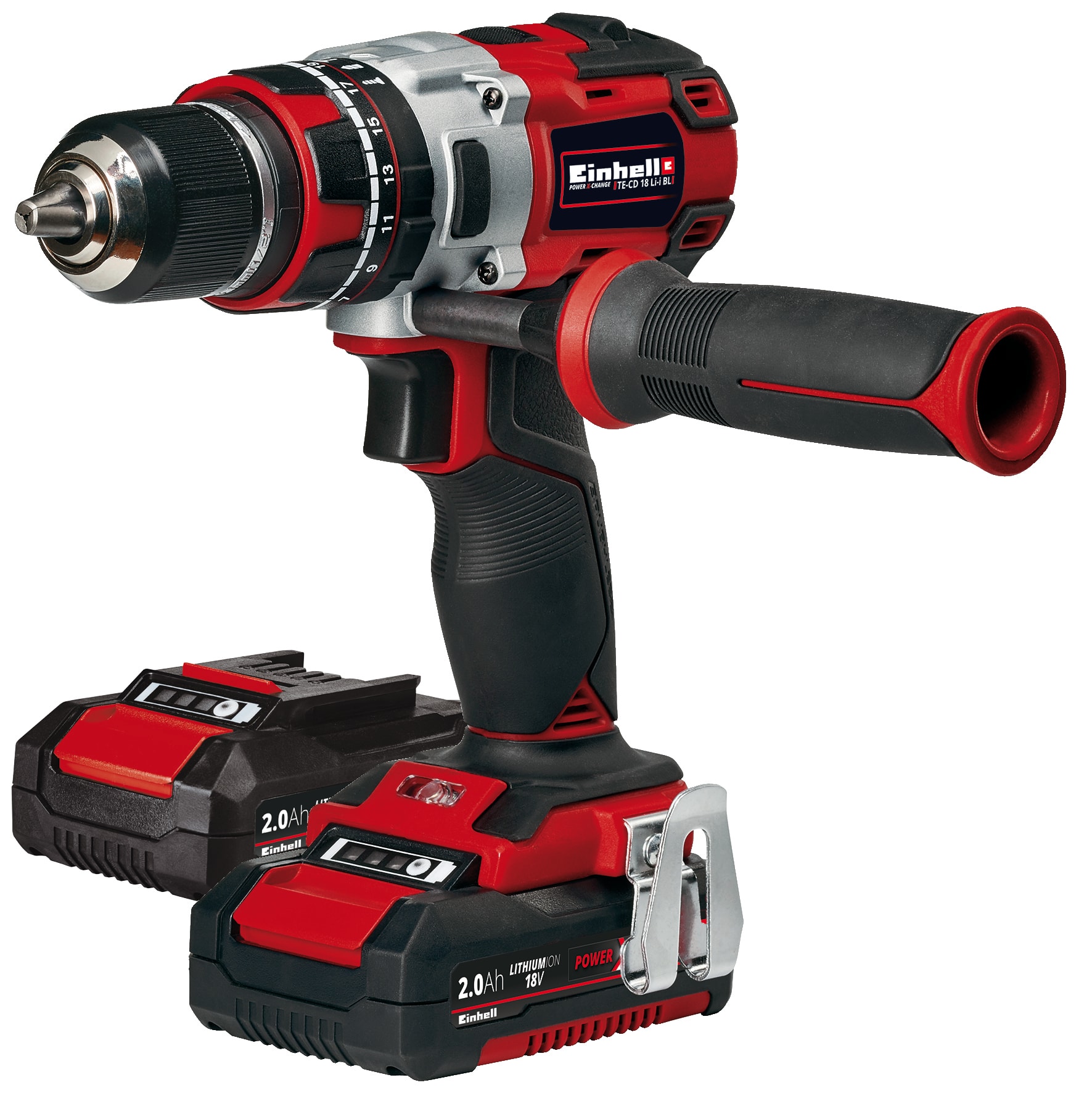Einhell TE-CD 18 Li-i BL (2x2,0Ah), Batteridrevet slagbormaskin
