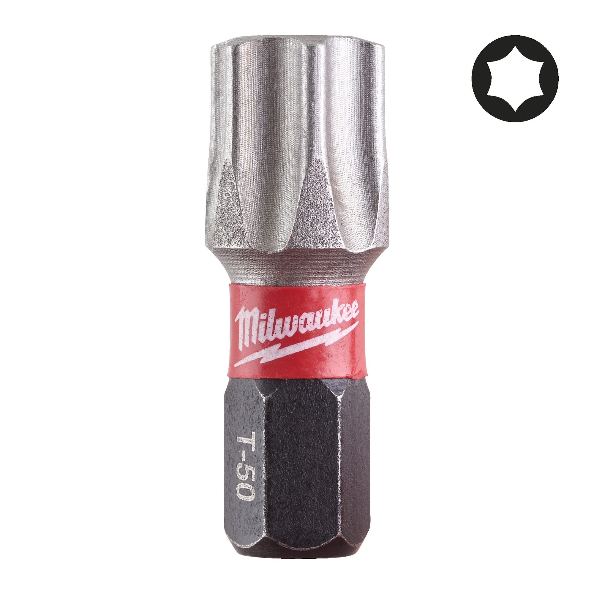 Milwaukee Bits TX50 Shockwave 25 mm 15-pack