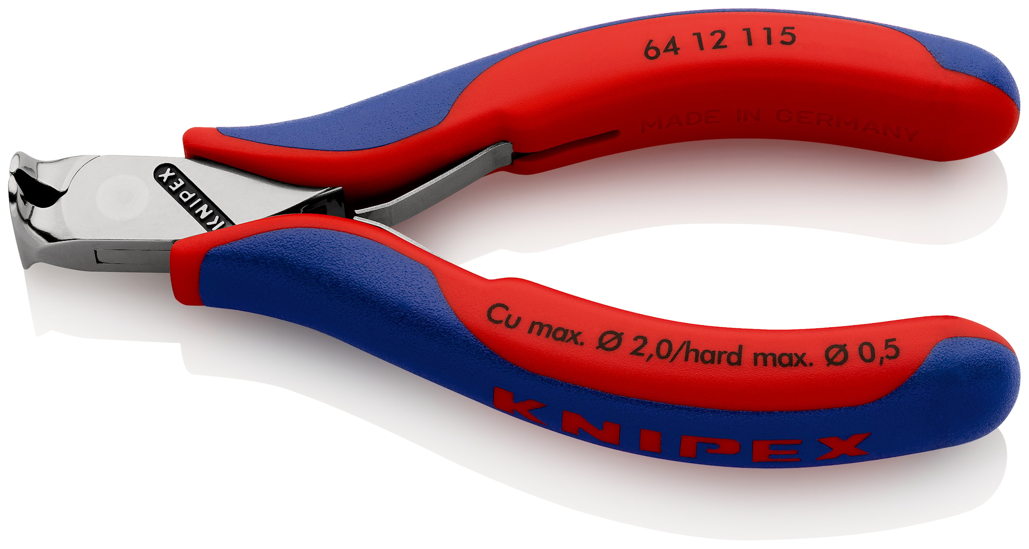 Knipex elektronik-forbidetang med flerkomponent greb