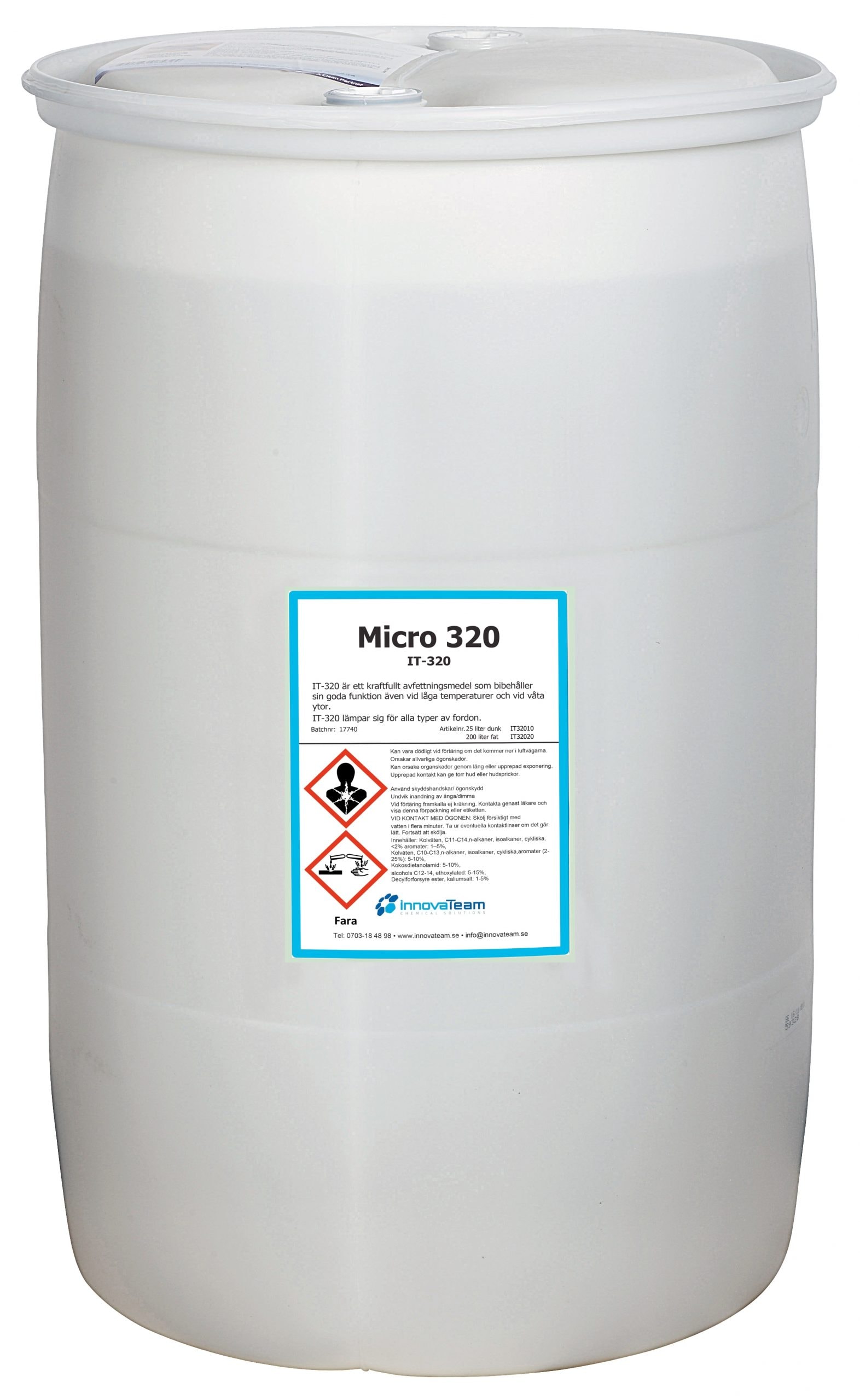 Innovateam Microavfettning 320 200L