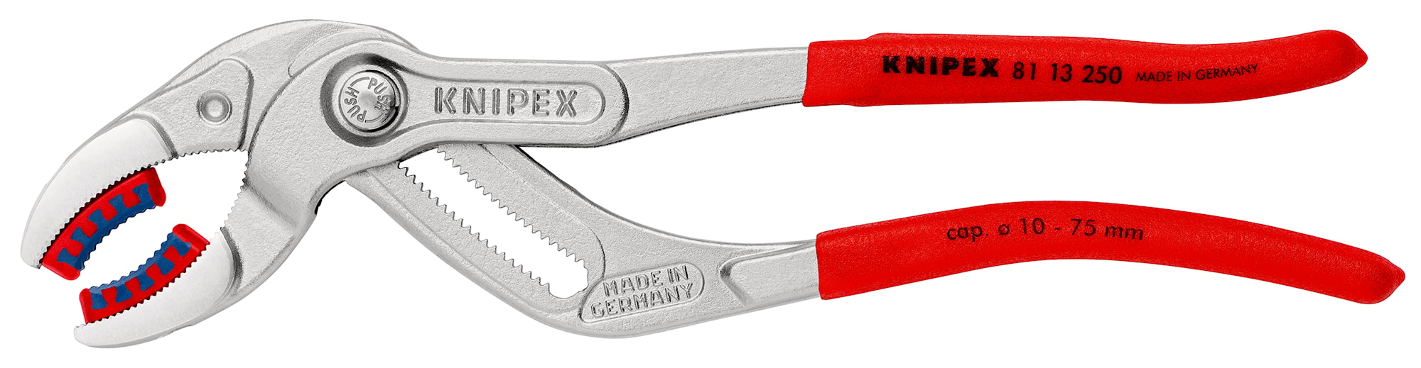 Knipex Sifon Griptång 8113250 250mm, med backar, för vattenlås & kopplingar