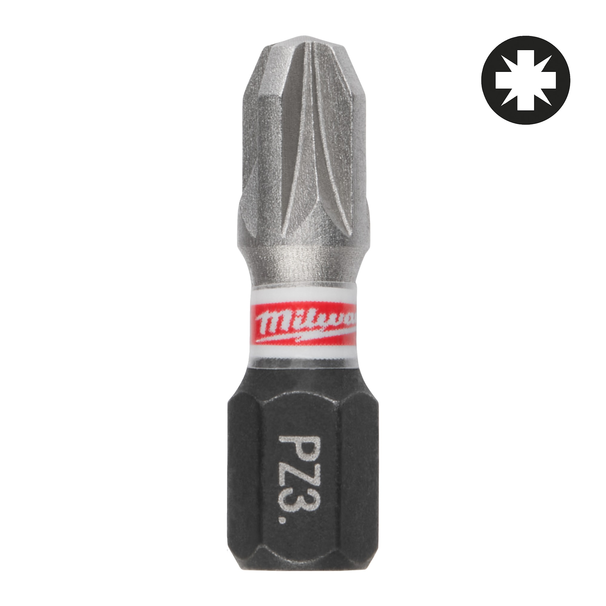 Milwaukee Bits PZ Shockwave 25 mm 3-pack