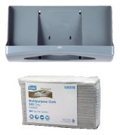 Tork Torkdukar W4 Top Pak med plastbehållare 207300