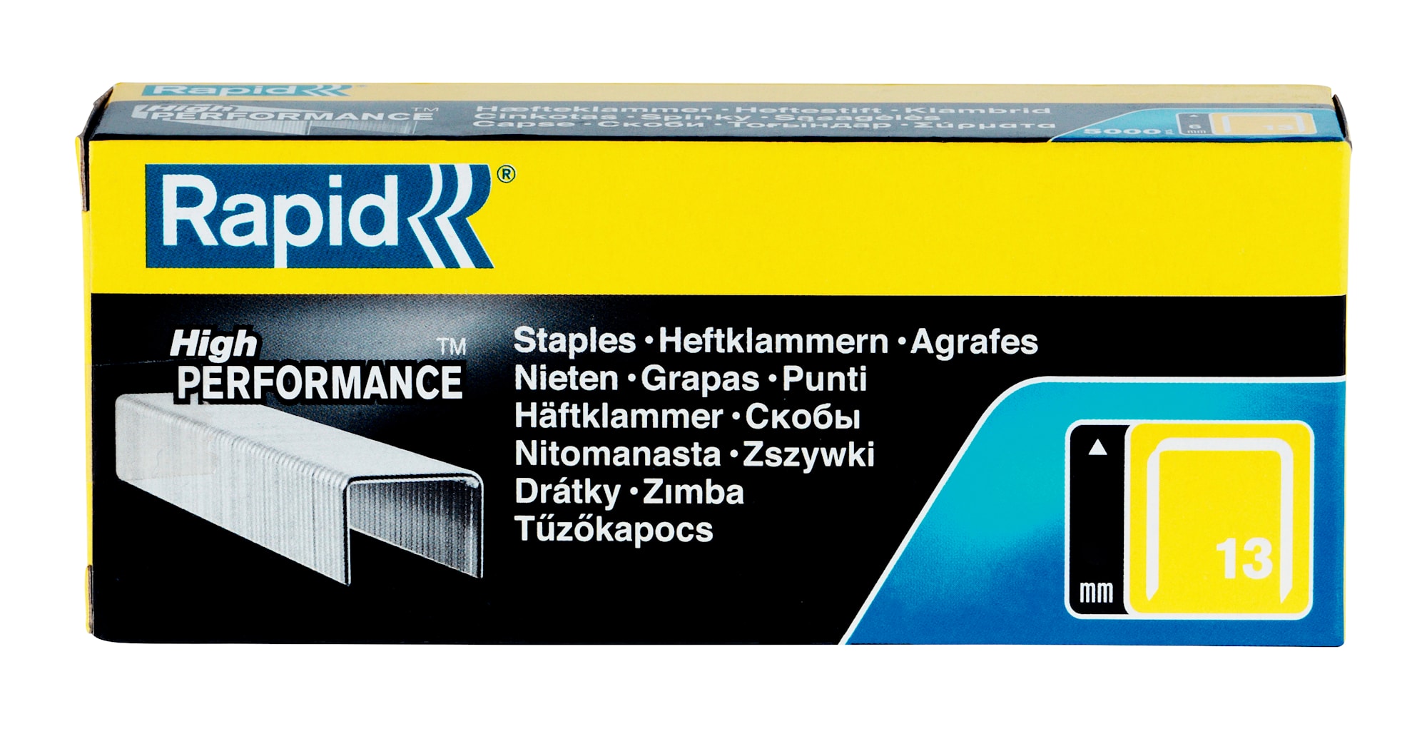 Rapid® klammer typ 13 / 10 mm 5000-pack