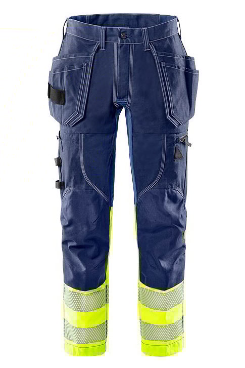 Fristads Stretchbyxa 2608 FASG Gul/blå C50 -