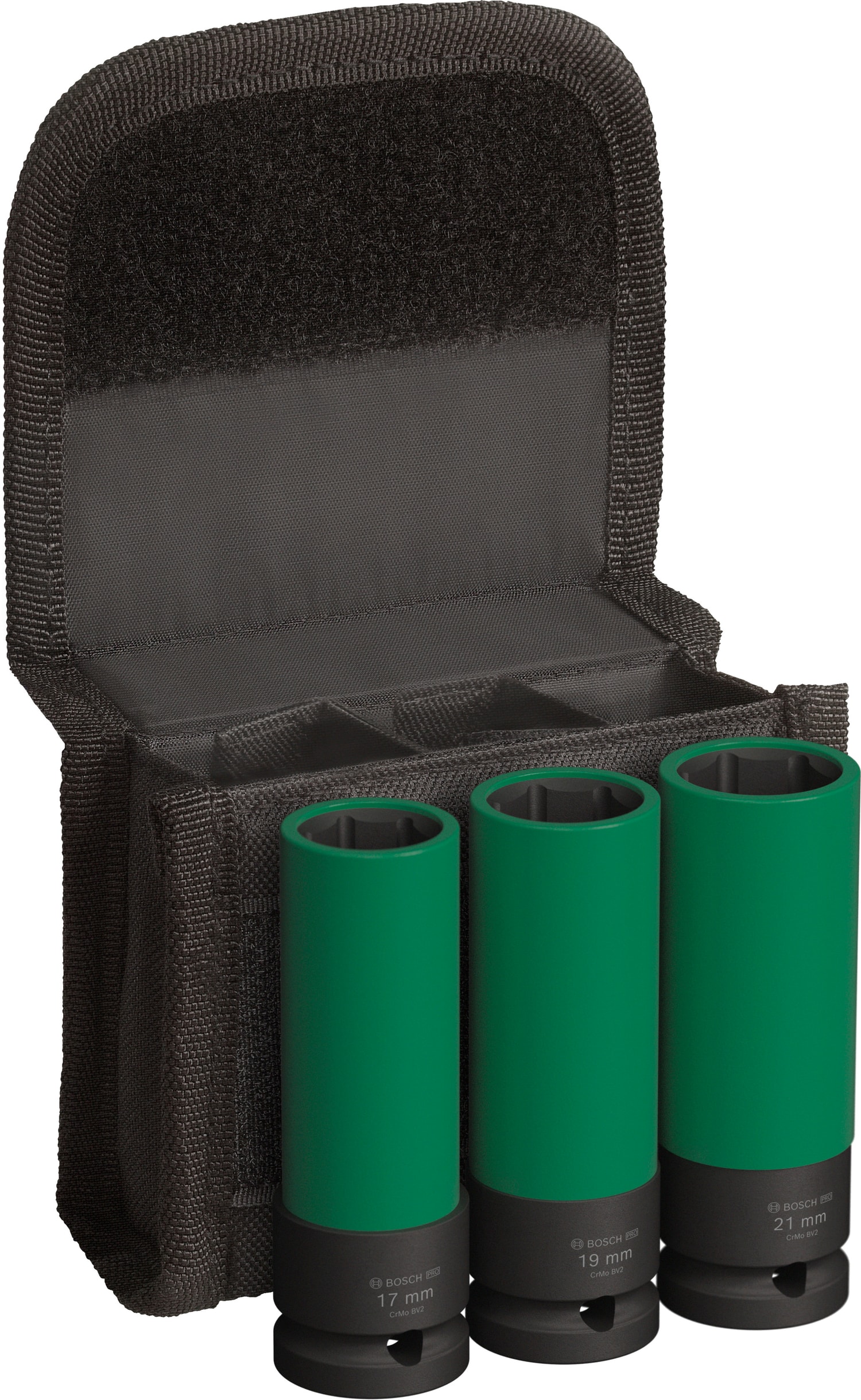 Bosch Hylsset 1/2T 17-19-21mm L86mm 3-pack