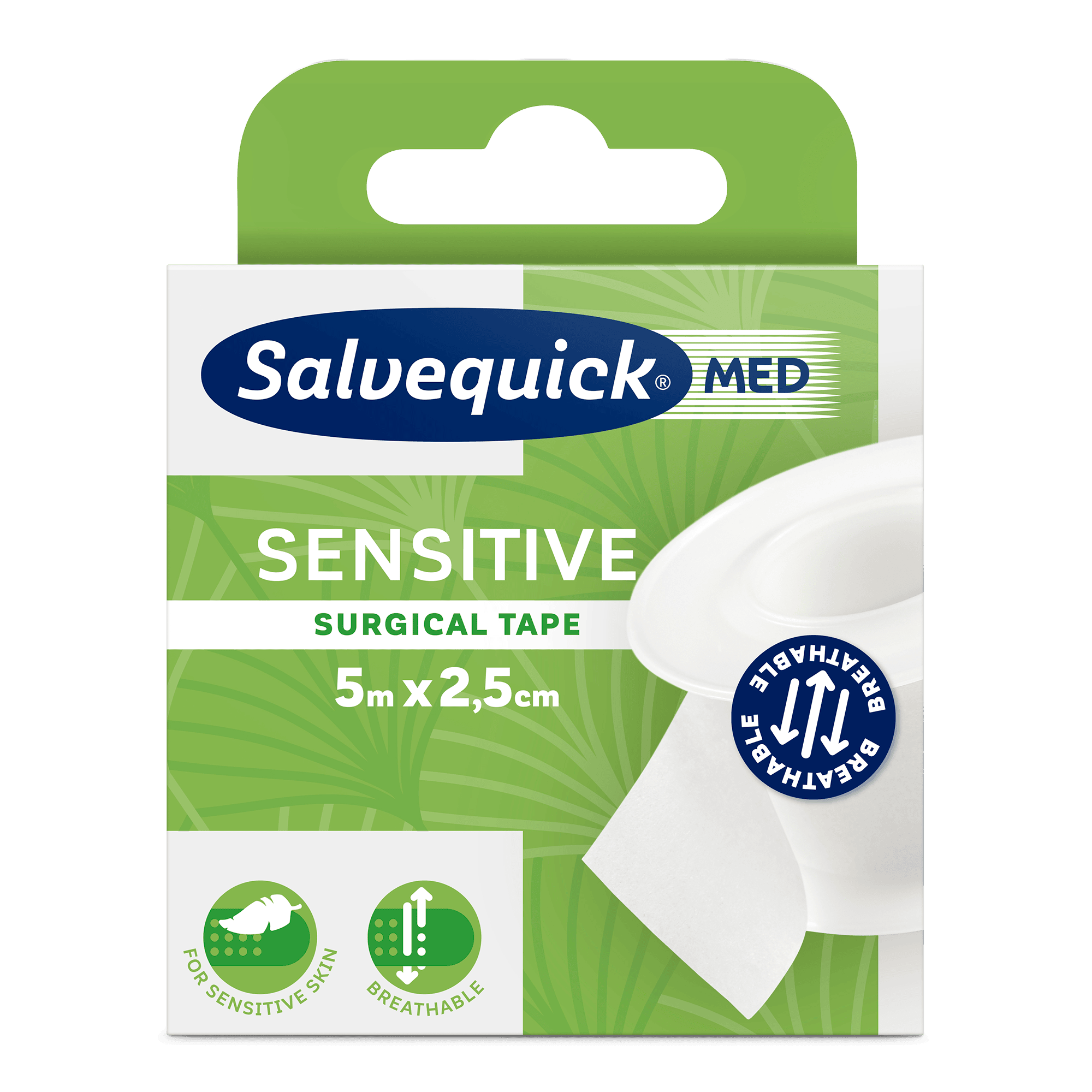 Cederroth Salvequick Sensitive Surgical Tejp, 2,5cm x 5m