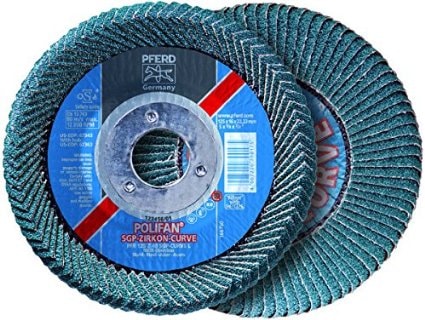 Pferd Lamellrondell Polifan-Curve 125x22,23mm Z SGP Curve Steelox, radiell