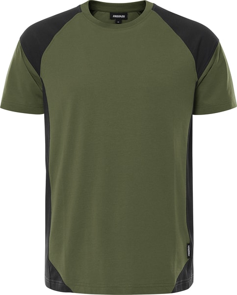Fristads T-Shirt 7046 GTM Militärgrön/Svart L -