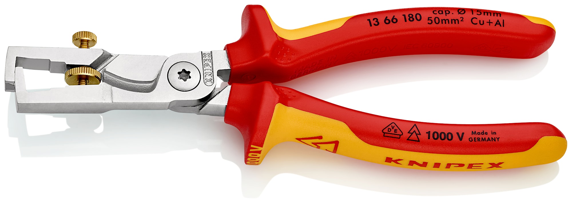 Knipex Skaltång 1366180T 185mm VDE 1000V med kabelsax