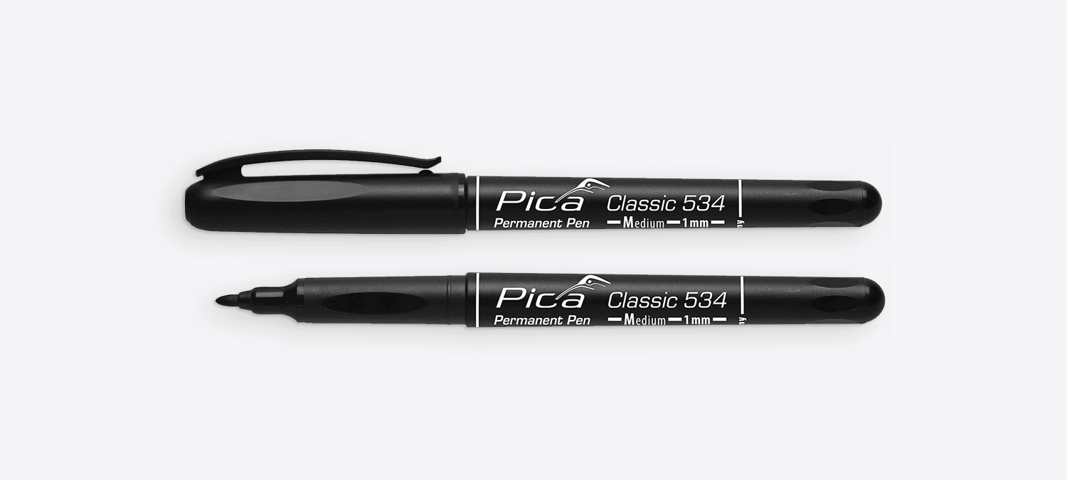 Pica Permanent tuschmärkare "M" 1,0 mm svart