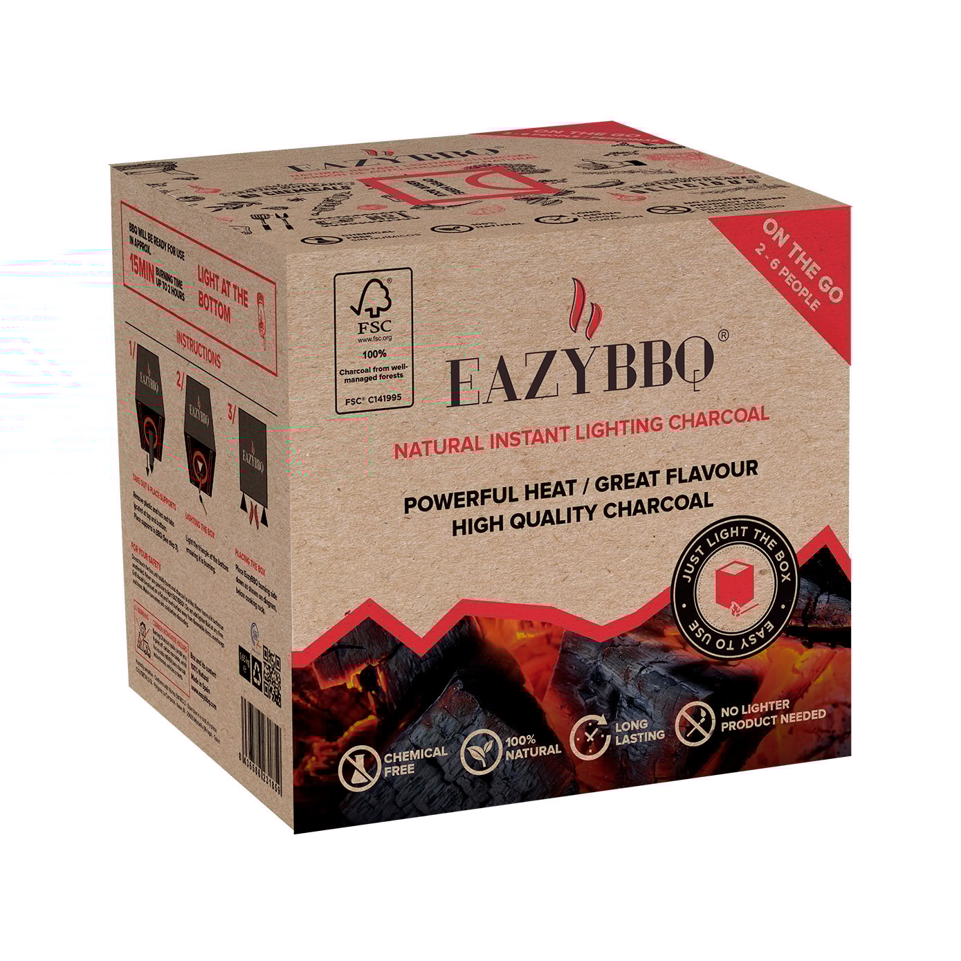 Eazy BBQ On-the-go Engångsgrill -