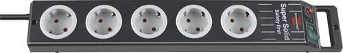 Brennenstuhl Grenuttak 5-veis 2,5 m kabel H05VV-F 3G1,5 IP20 -