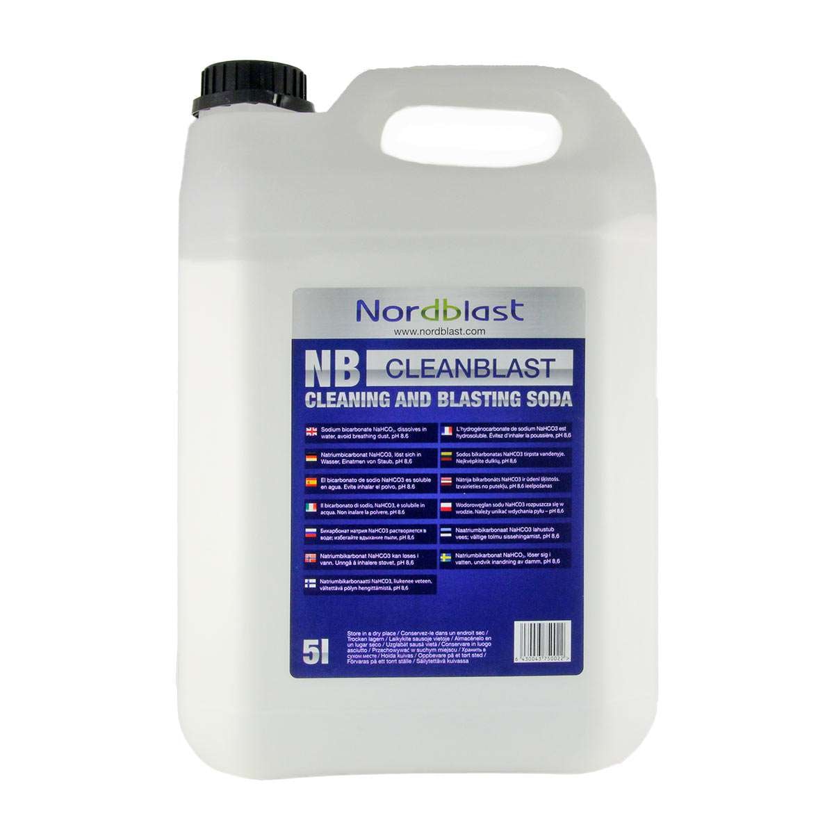 Nordblast Slipesoda 5 liter