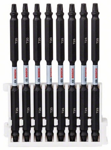 Bosch Bitssats Impact Torx 4xT20, 4xT25 110mm 8 delar