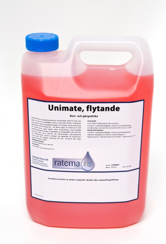 Lahega Borr & Gängvätska Unimate flytande 5 liter