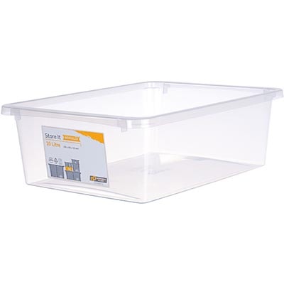 Oppbevaringsboks Store It N.plastic Transp 10l