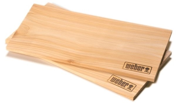 Weber Setripuiset savustuslaudat, pieni - Setti sisältää 2 lautaa, 15 x 30 cm