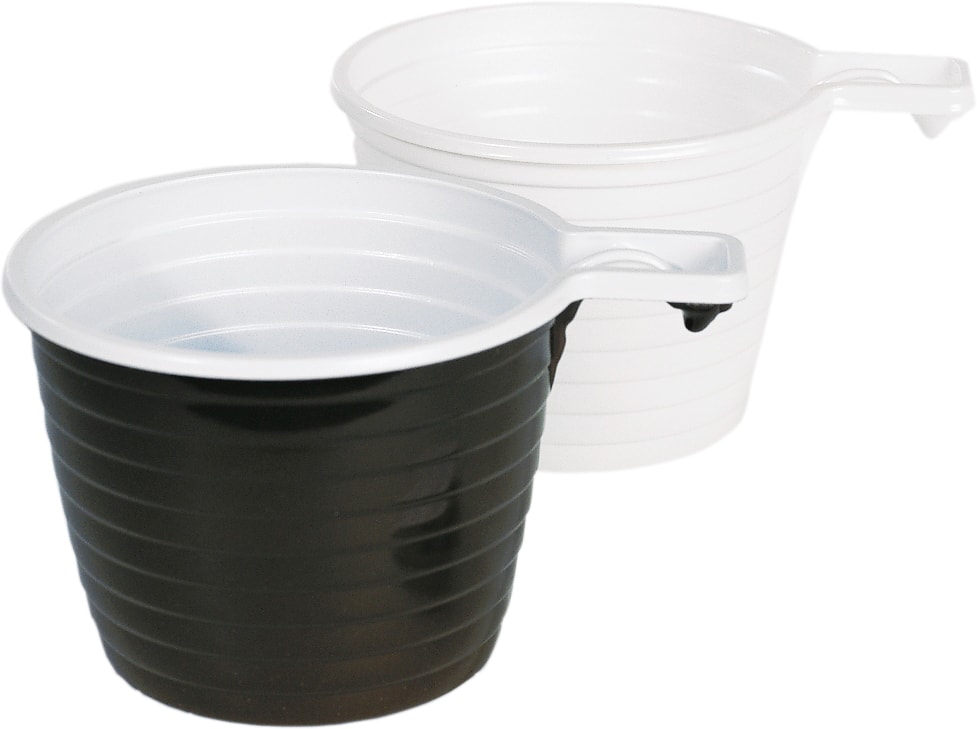 Duab Plastkopp 21cl brun/vit 800-pack