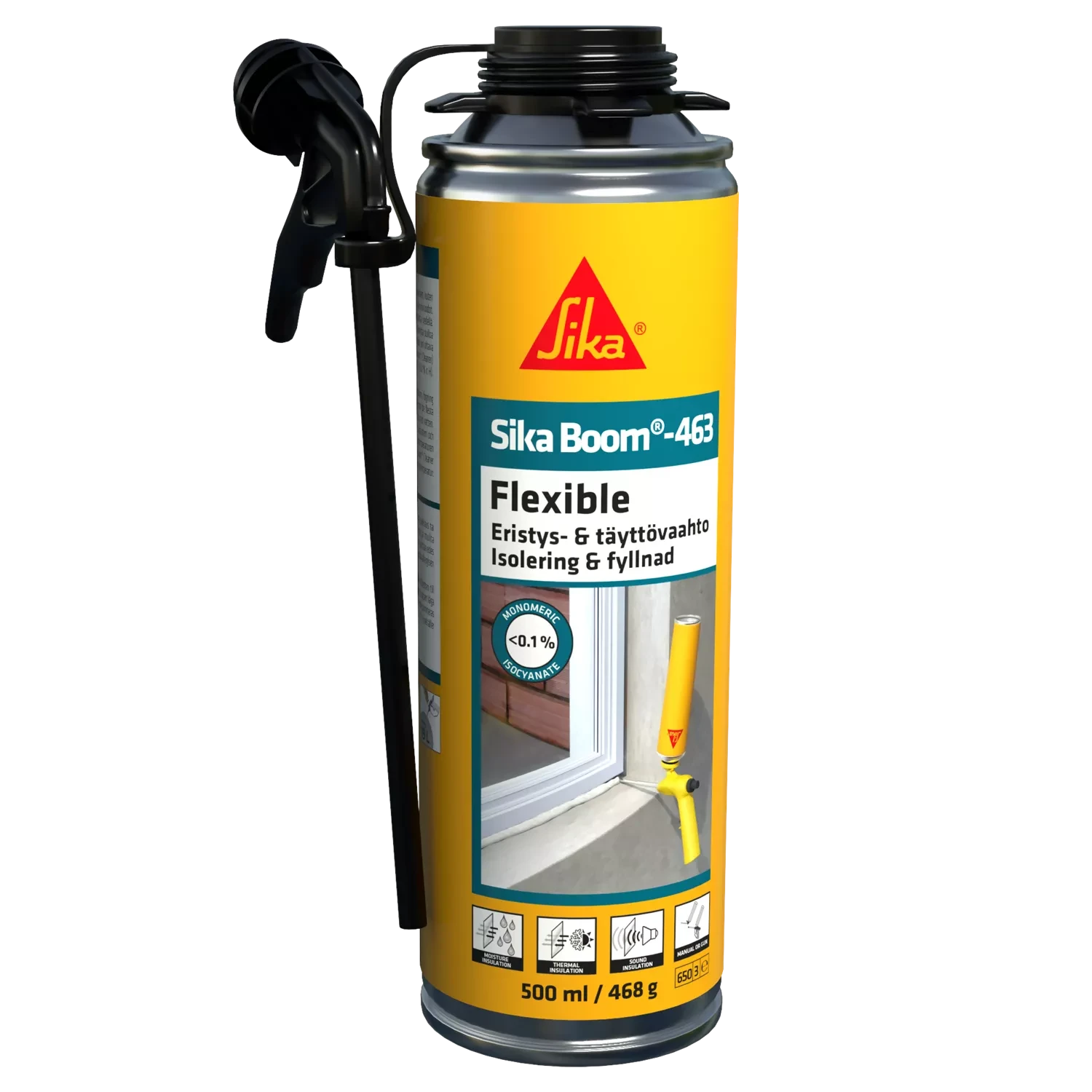 Sika PU-Fogskum SikaBoom 463 Flexible 500 ml