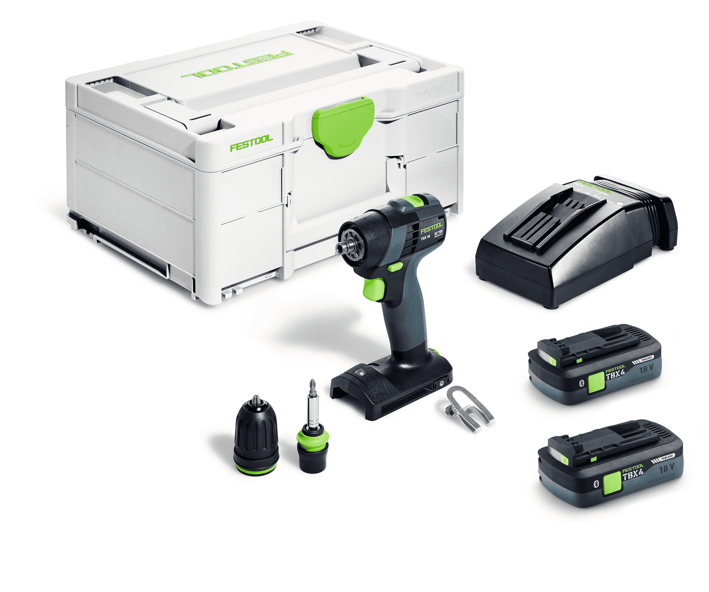 Festool Skruvdragare TXS 18 TBX4,0 I-Plus med Batteri & Laddare