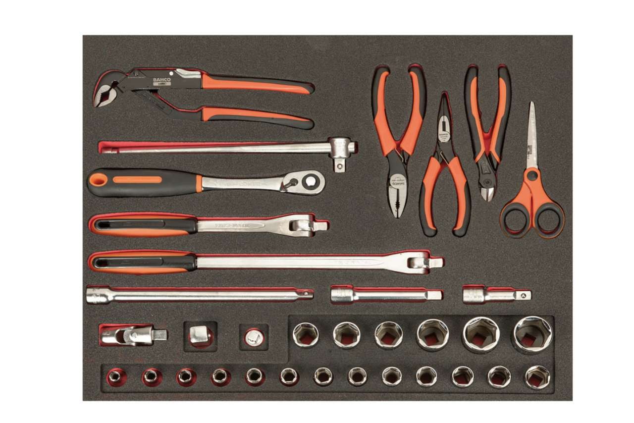 Bahco Fit&Go-työkalumoduuli 3/3, 34 osaa, FF1A146