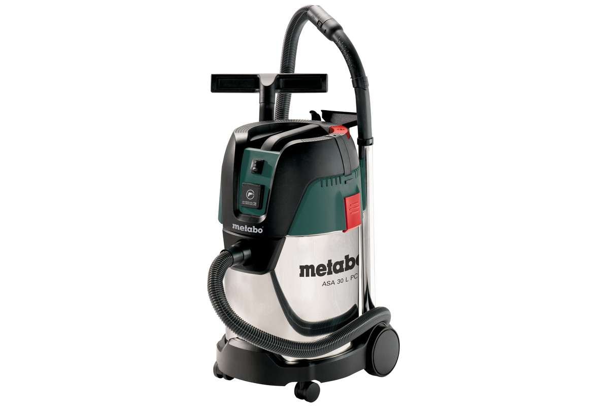 Metabo Dammsugare ASA 30 L PC Inox med manuell filterrengöring