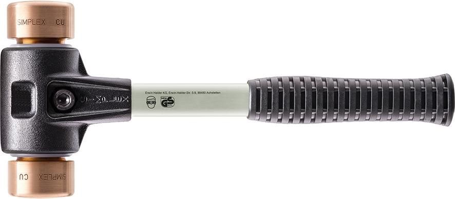 Halder Hammare Simplex, studsfri, med kopparslag